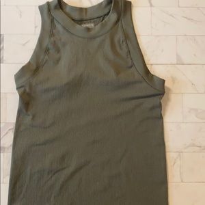 Size large mountain olive renew racer back tank